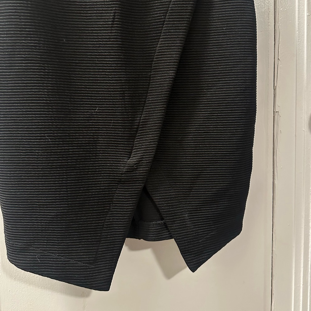 Bar III Black Ribbed Mini Dress - Picture 2 of 4